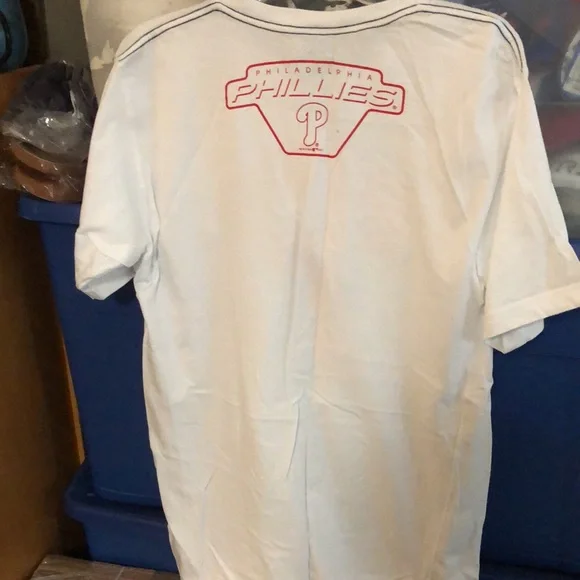 Philadelphia Phillies MLB Notebook Tee Shirt Men’s Large White - Picture 7 of 8